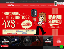 Tablet Screenshot of leon.cl